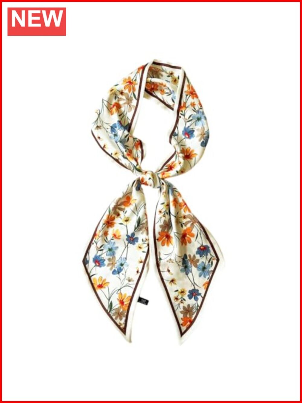 Silk Feeling Head Scarf Hair Wrap Neck Tie 100% Polyester Lightweight